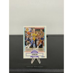 1990 Fleer Basketball Card Earvin Magic Johnson #93 Error Card Miscut